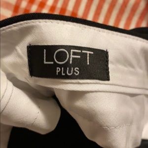 Black plus size pants